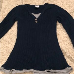 XL Maternity Blue Sweater